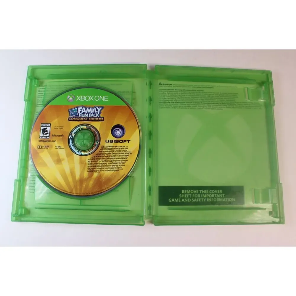 Hasbro Family Fun Pack: Conquest Edition (Microsoft Xbox One, 2016) Tested/Works